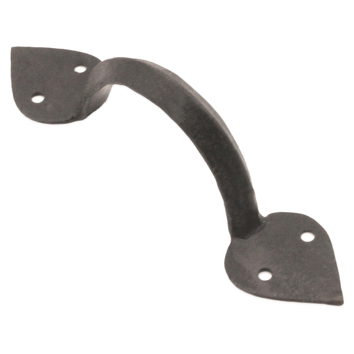 IRON DOOR HANDLE ARROW END 155x45x40 BWX by Spira Brass