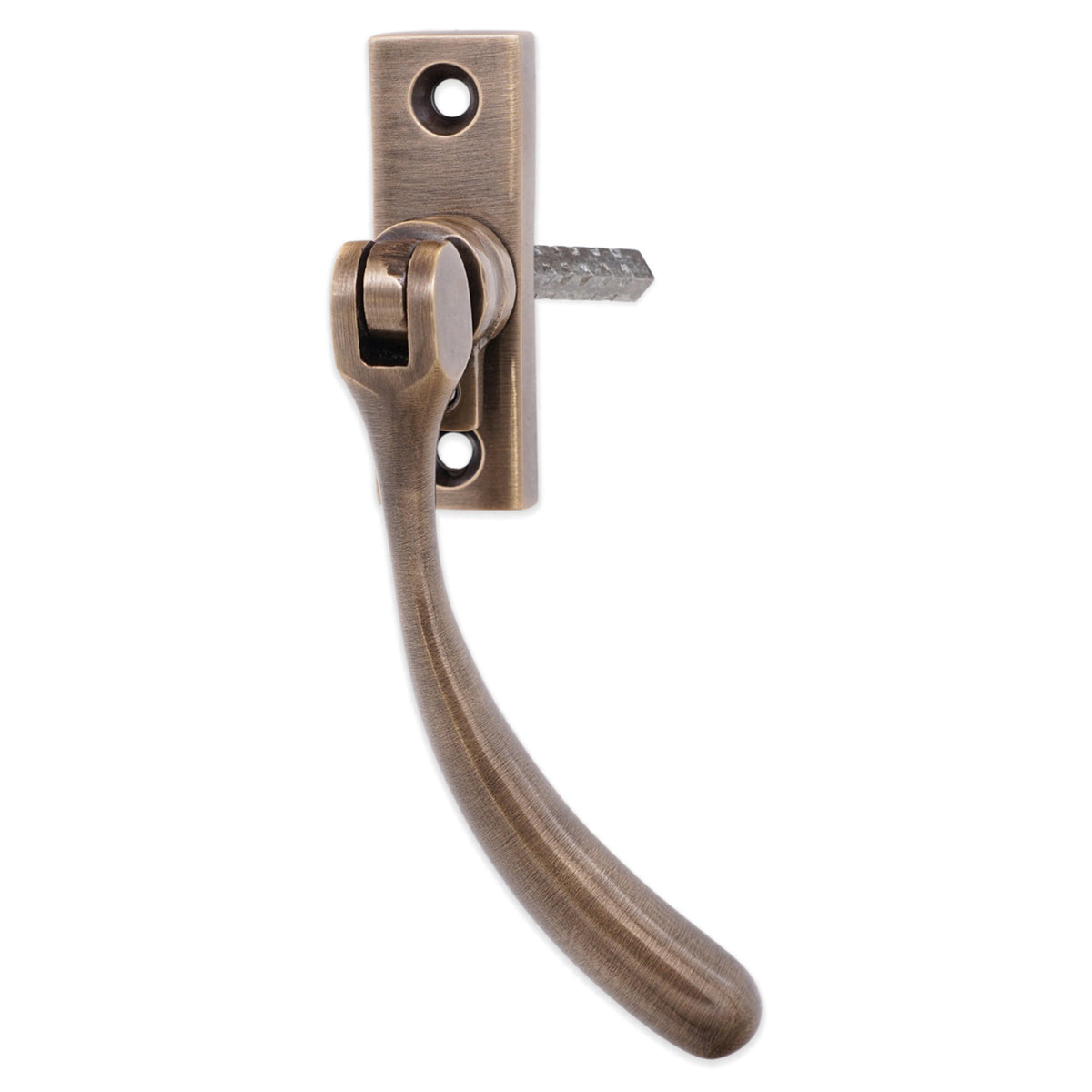 PEARDROP ESPAG LOCKING FASTENER RH 34x20x100 ABR by Spira Brass