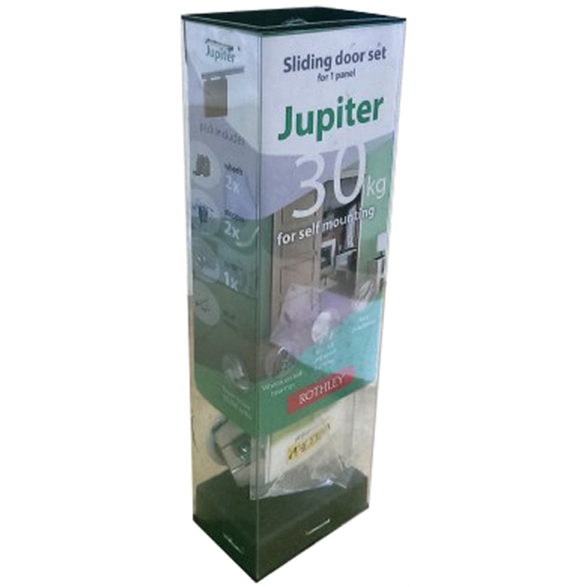 JUPITER SLIDE DOOR FITTINGS 1DR