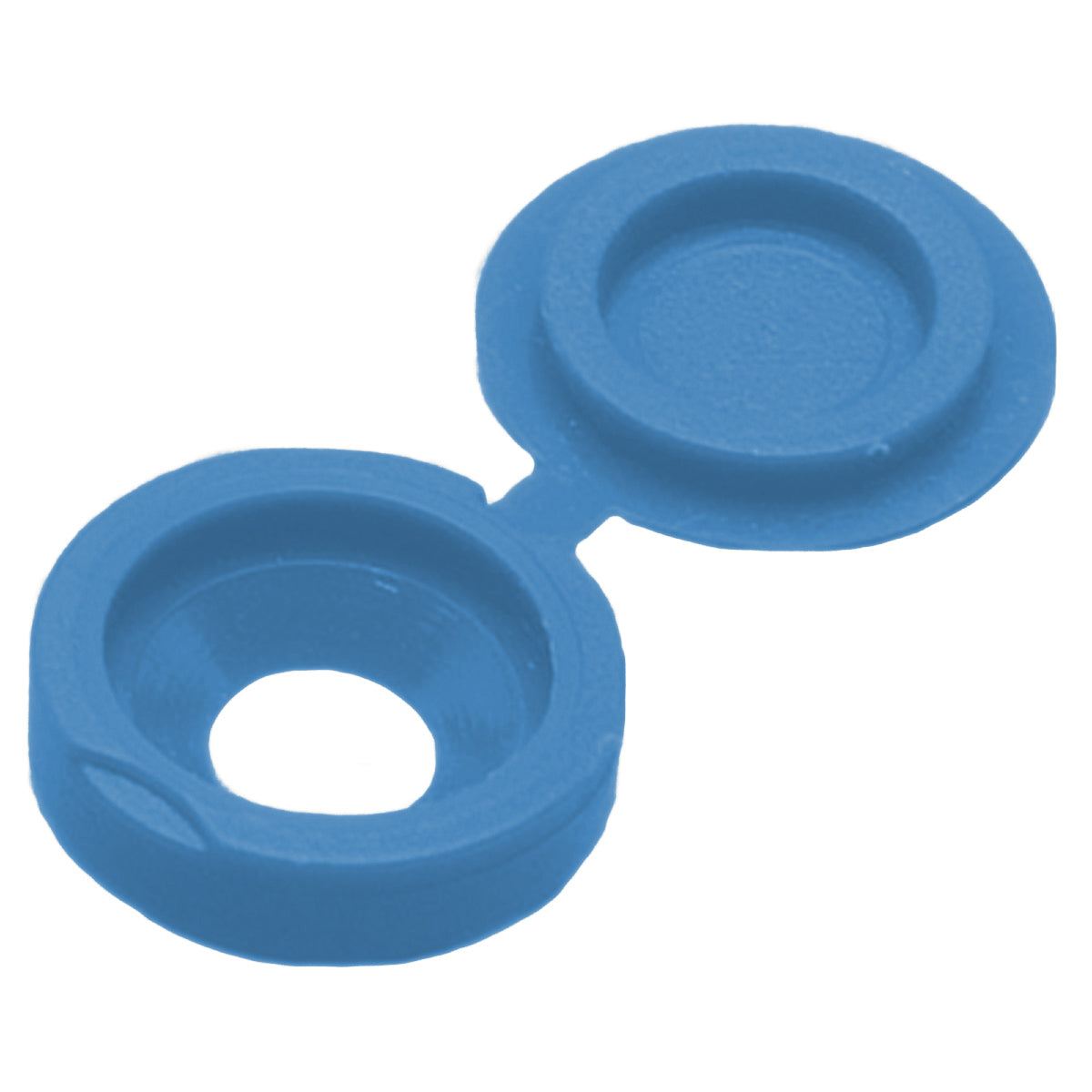 HINGED SCREW CAP SMALL 6-10 BLUE BX1000
