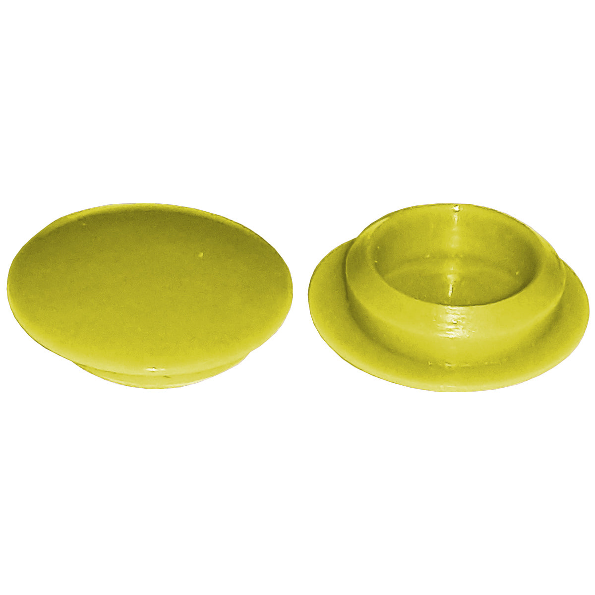 PUSH IN SCREW CAP D10 (19) YELLOW BX1000