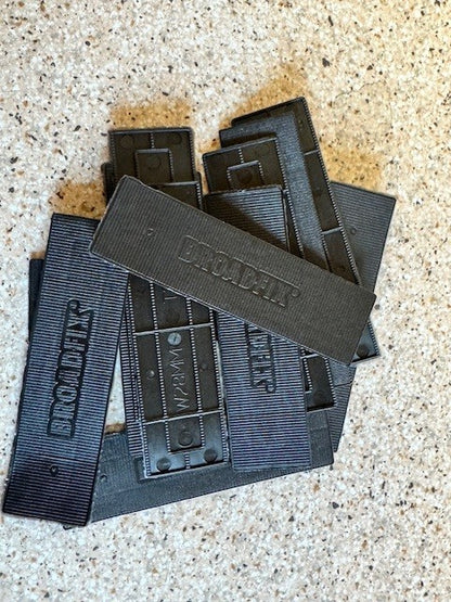 Flat Shim Packers 100x28x2mm Black – Pack of 1000