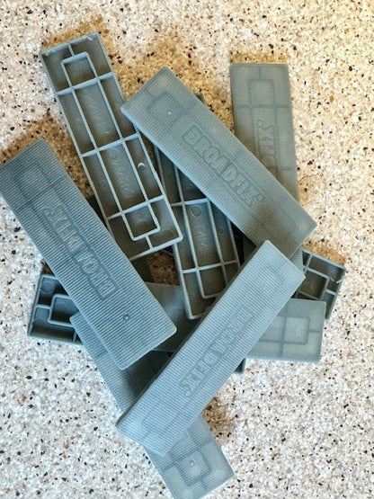 Flat Shim Packers 100x28x4mm Grey – Pack of 1000