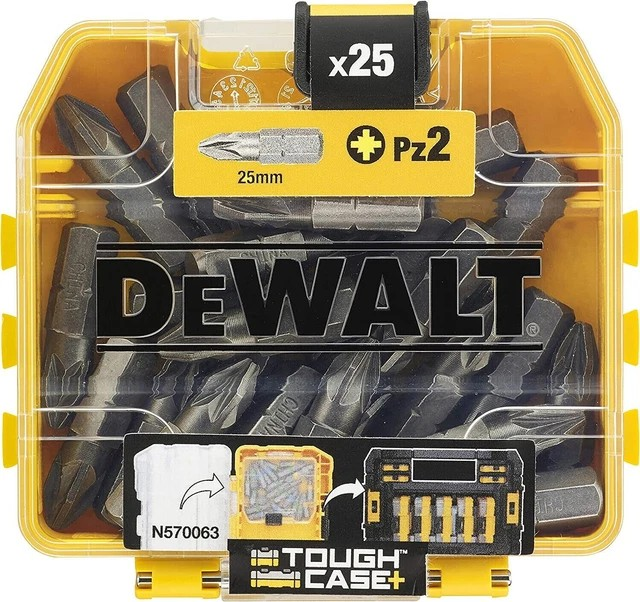 DEWALT PZ2 25MM BITS (PACK OF 25) by TOOLBANK LTD