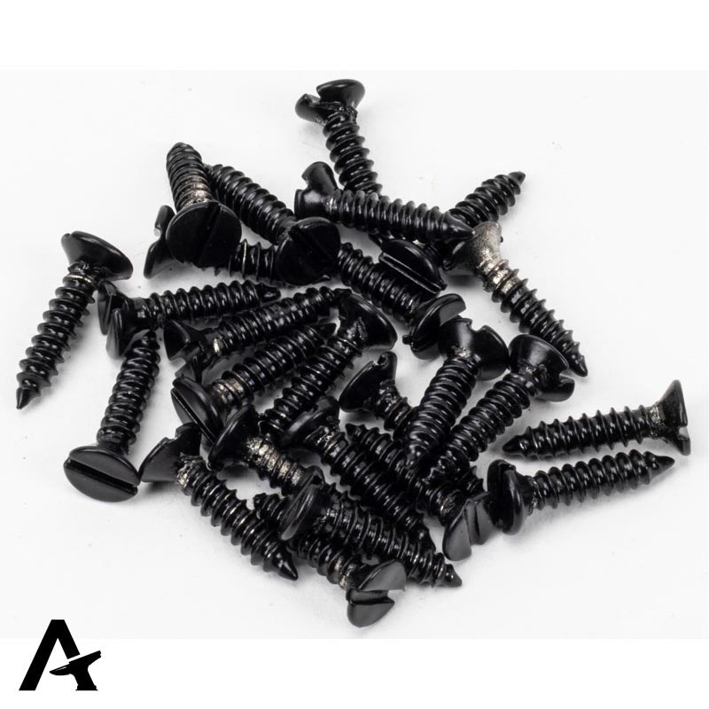 SCREW COUNTERSUNK RAISED HEAD 8x19.05 BLK x25 - 91168 by MARCHES (ANVIL) ARCHITECTURAL HARDWARE