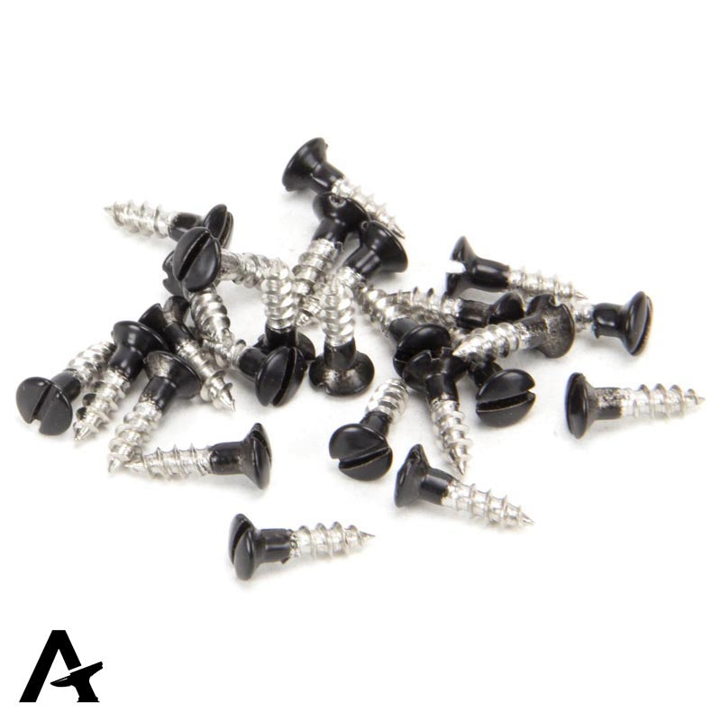 RAISED SCREW HEAD CSK 3.0x12 BLK/STST x25 - 83748 by MARCHES (ANVIL) ARCHITECTURAL HARDWARE