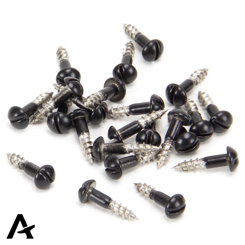ROUNDHEAD SCREW 3.0x12 BLK/STST x25 - 83754 by MARCHES (ANVIL) ARCHITECTURAL HARDWARE