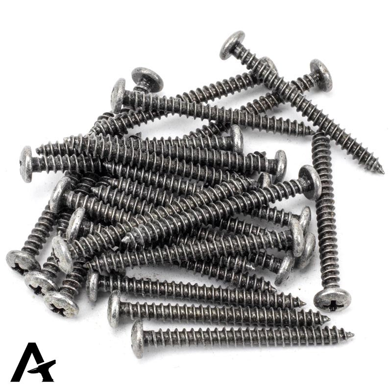SCREW ROUNDHEAD 10x50.80 PEW x25 - 91205 by MARCHES (ANVIL) ARCHITECTURAL HARDWARE