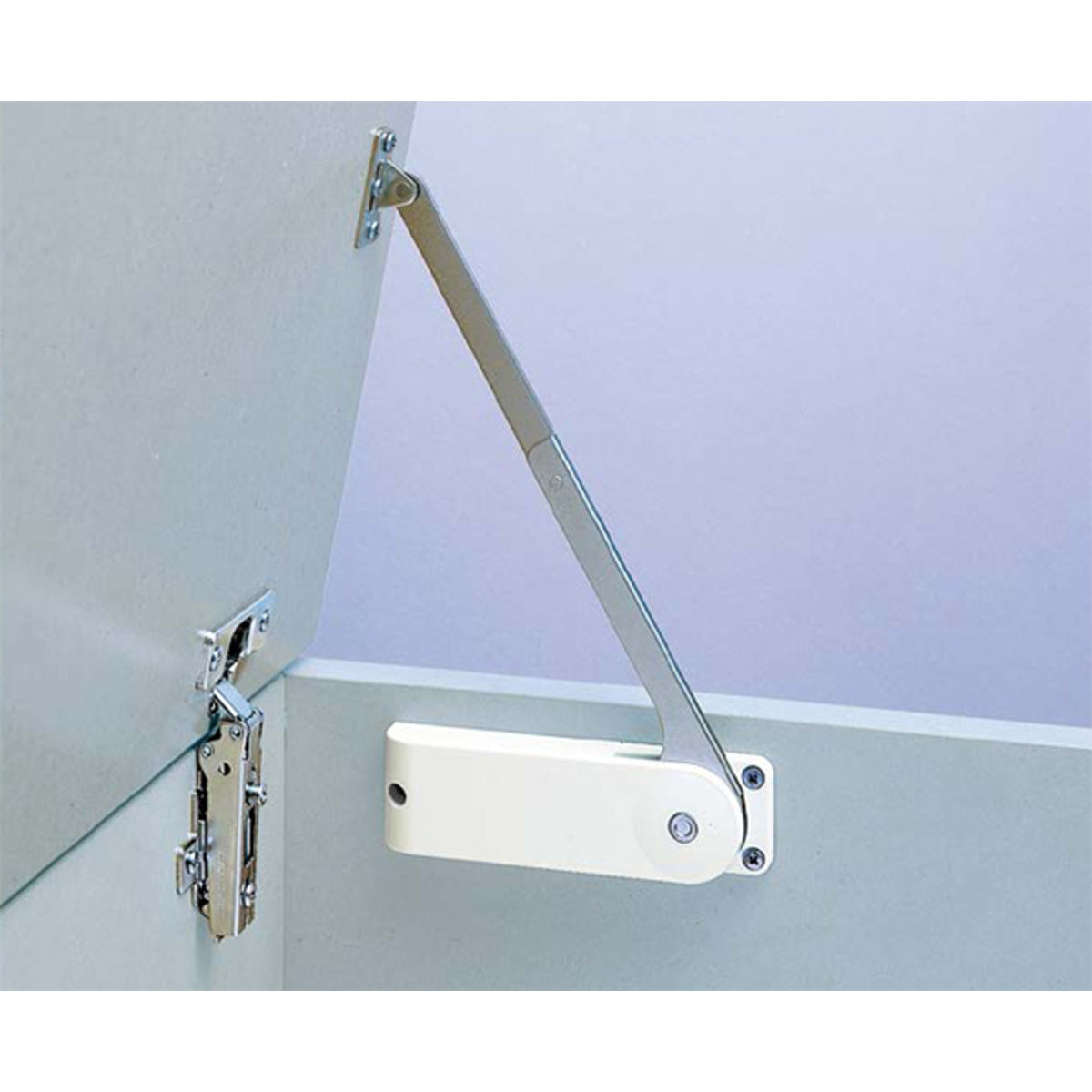 HDS-20KR-WT SOFT DOWN STAY TOP LD 140-200KGF/CM 281x40x22 RH WHI