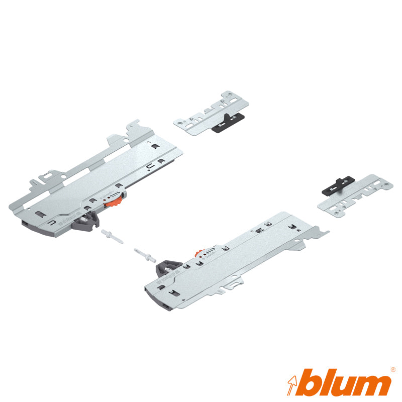 BLUM MERIVOBOX TIP-ON BLUMOTION SET L3 350-600 15-40KG WHI PR