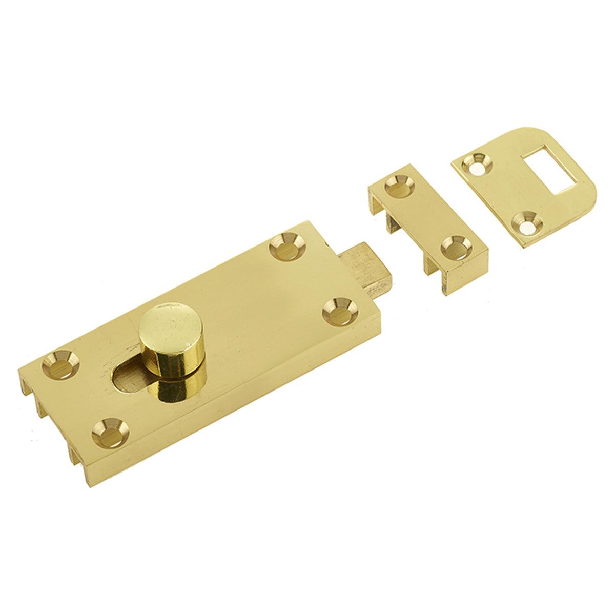 JEDO BATHROOM SLIDE BOLT 65x25 PBR J1414PB