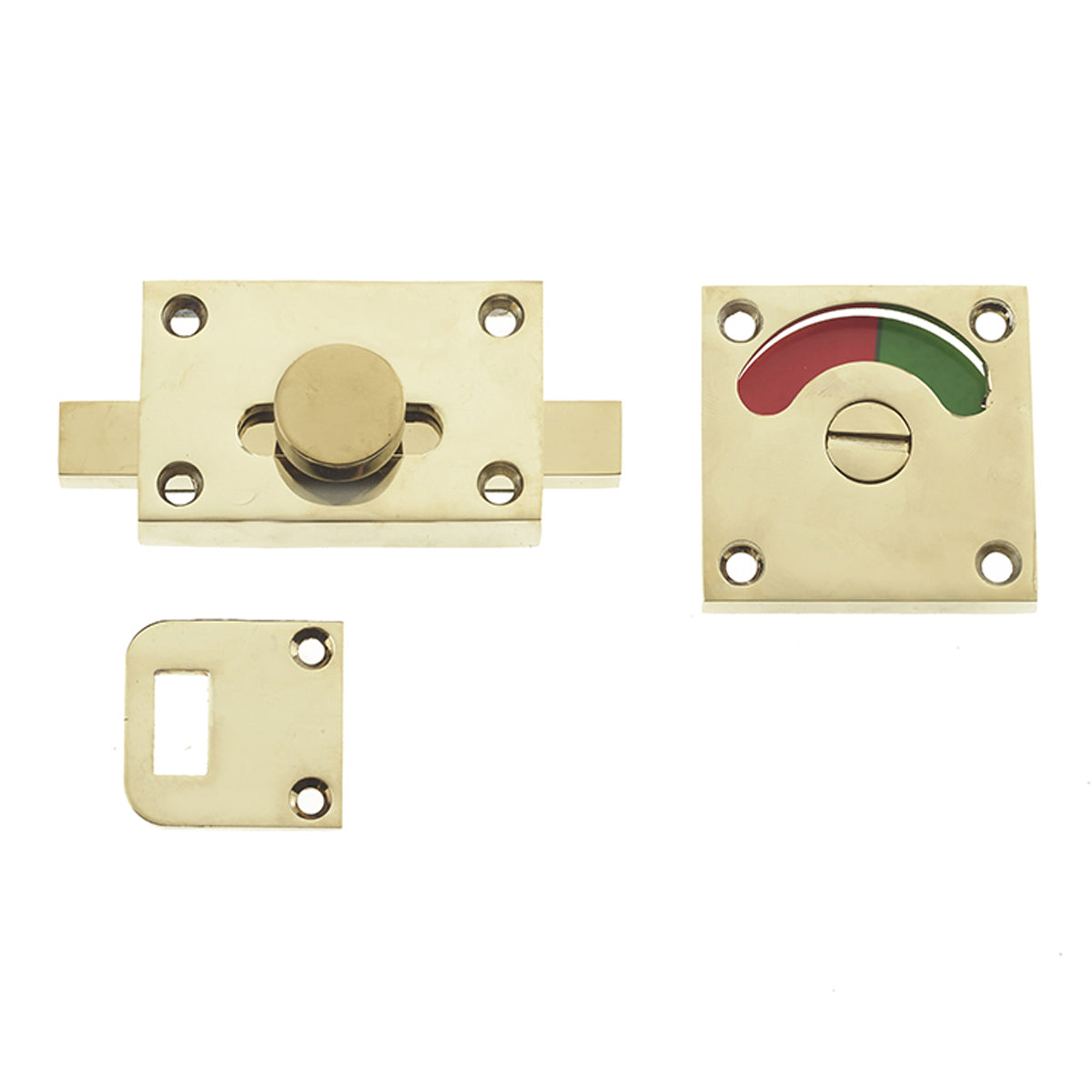 JEDO BATHROOM INDICATOR BOLT 60x40/50x50 PVD JV2552PVD