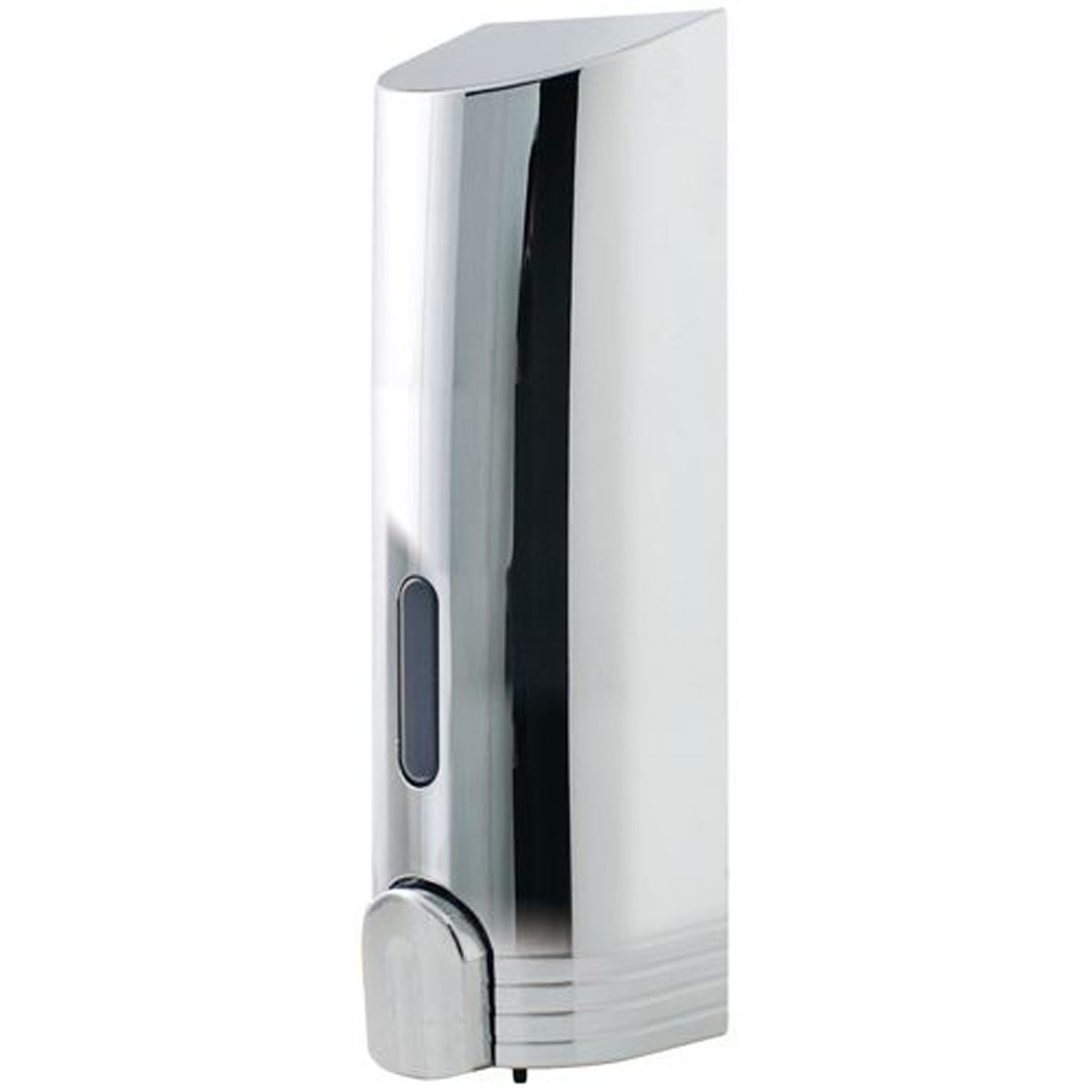 Gel Dispenser Round Single 380ml Polished Chrome