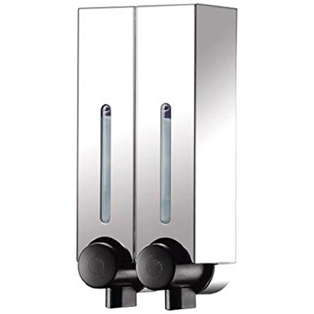 Gel Dispenser Square Double 250ml Polished Chrome