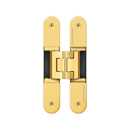 SIMONSWERK TECTUS TE240 3D concealed hinge - Polished Brass (SW 030)