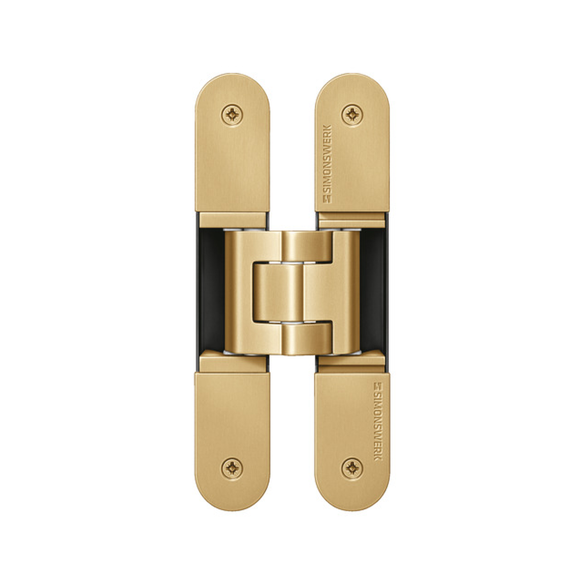 SIMONSWERK TECTUS TE527 3D concealed hinge - Satin Brass (SW 047) | Hart Wholesale