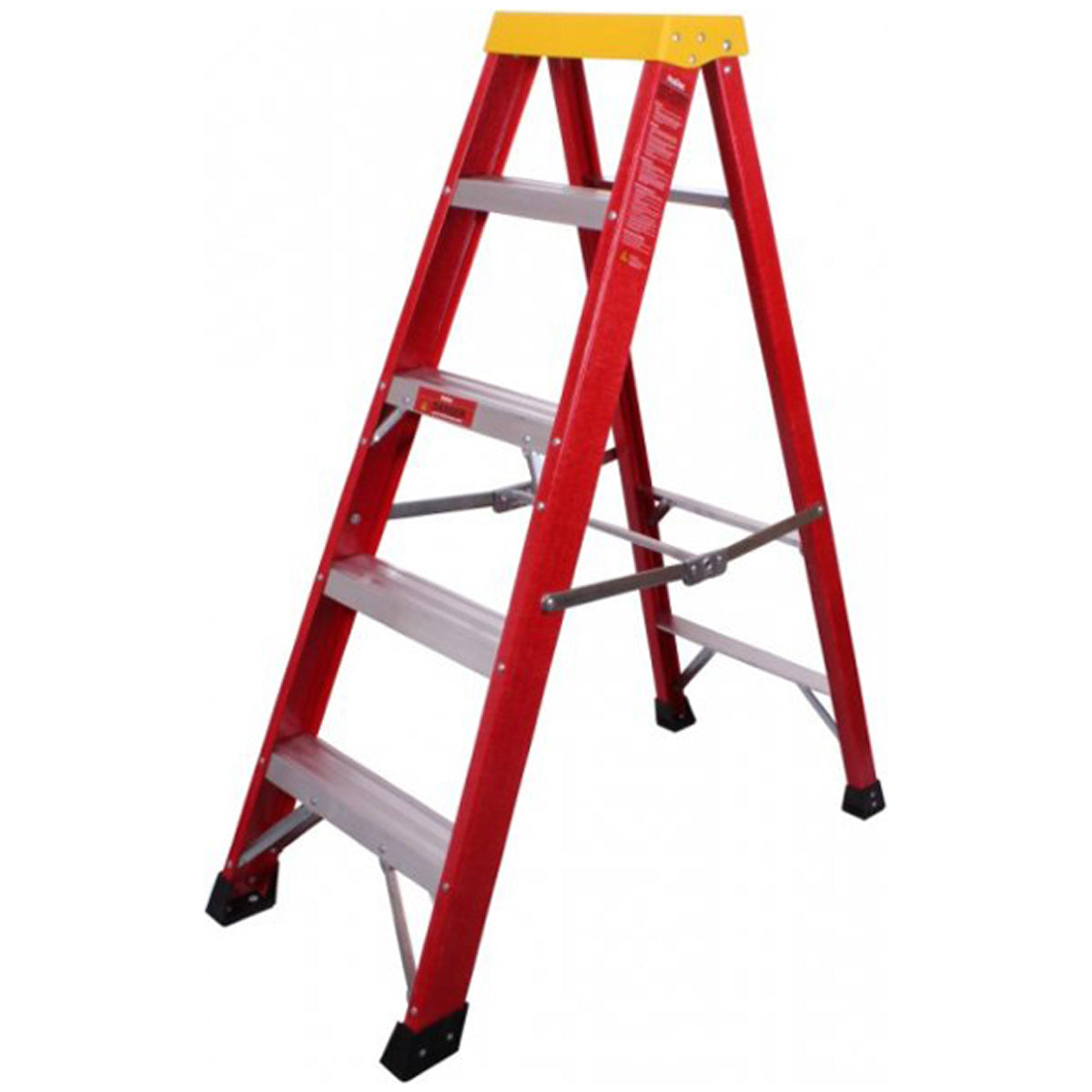 LADDER FIBREGLASS 4STEP+CAP