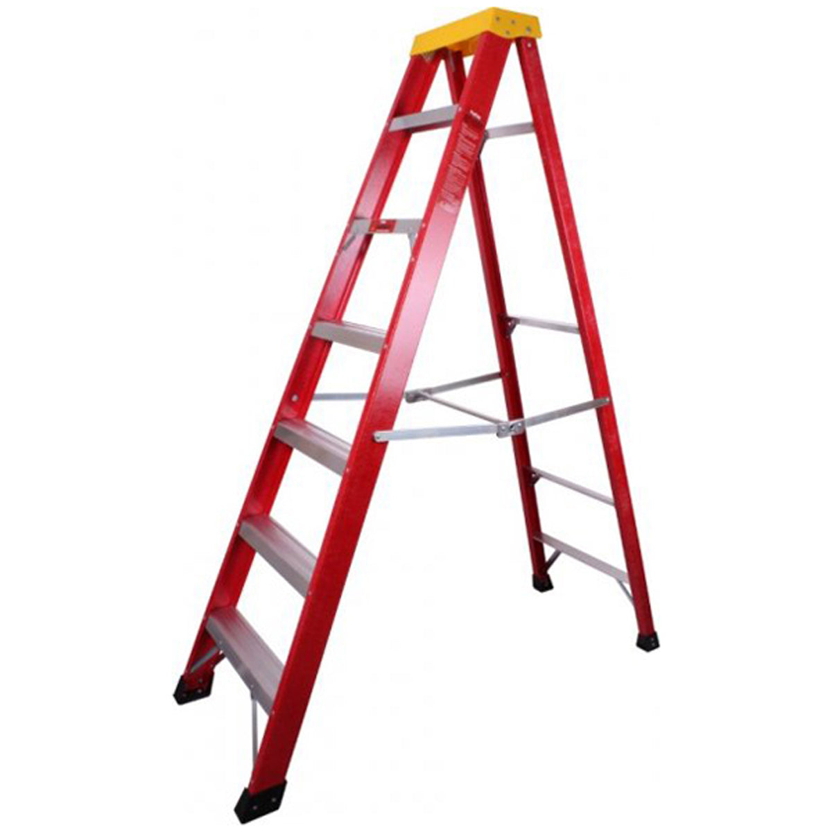LADDER FIBREGLASS 6STEP+TRAY
