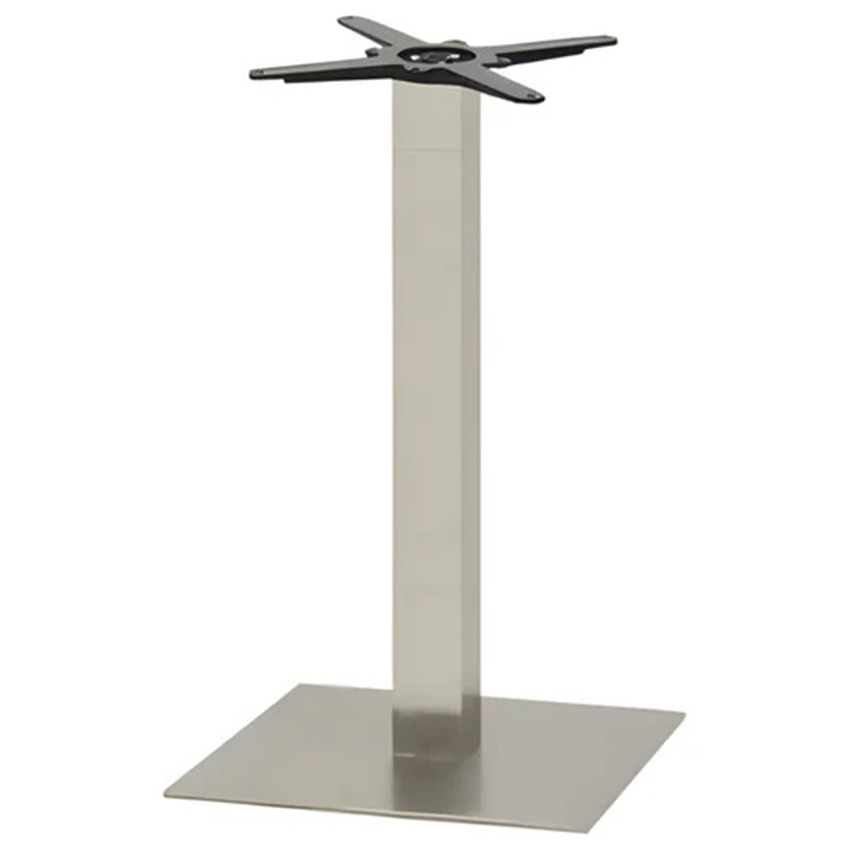SOTRA SQUARE POSEUR COLUMN 1100 BRSS by EUROFIT FURNITURE FITTINGS