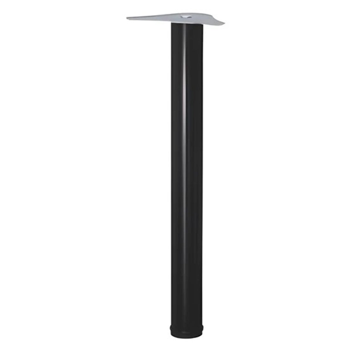 TUBULAR TABLE LEG COFFEE D60x375 30ADJ BLK SET4 by EUROFIT FURNITURE FITTINGS