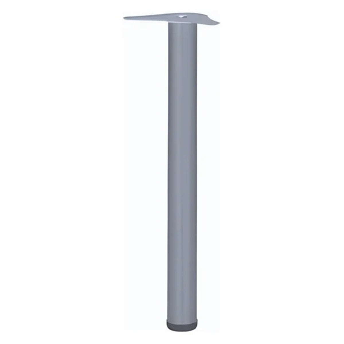 TUBULAR TABLE LEG DINING D60x690 30ADJ SLV SET4 by EUROFIT FURNITURE FITTINGS
