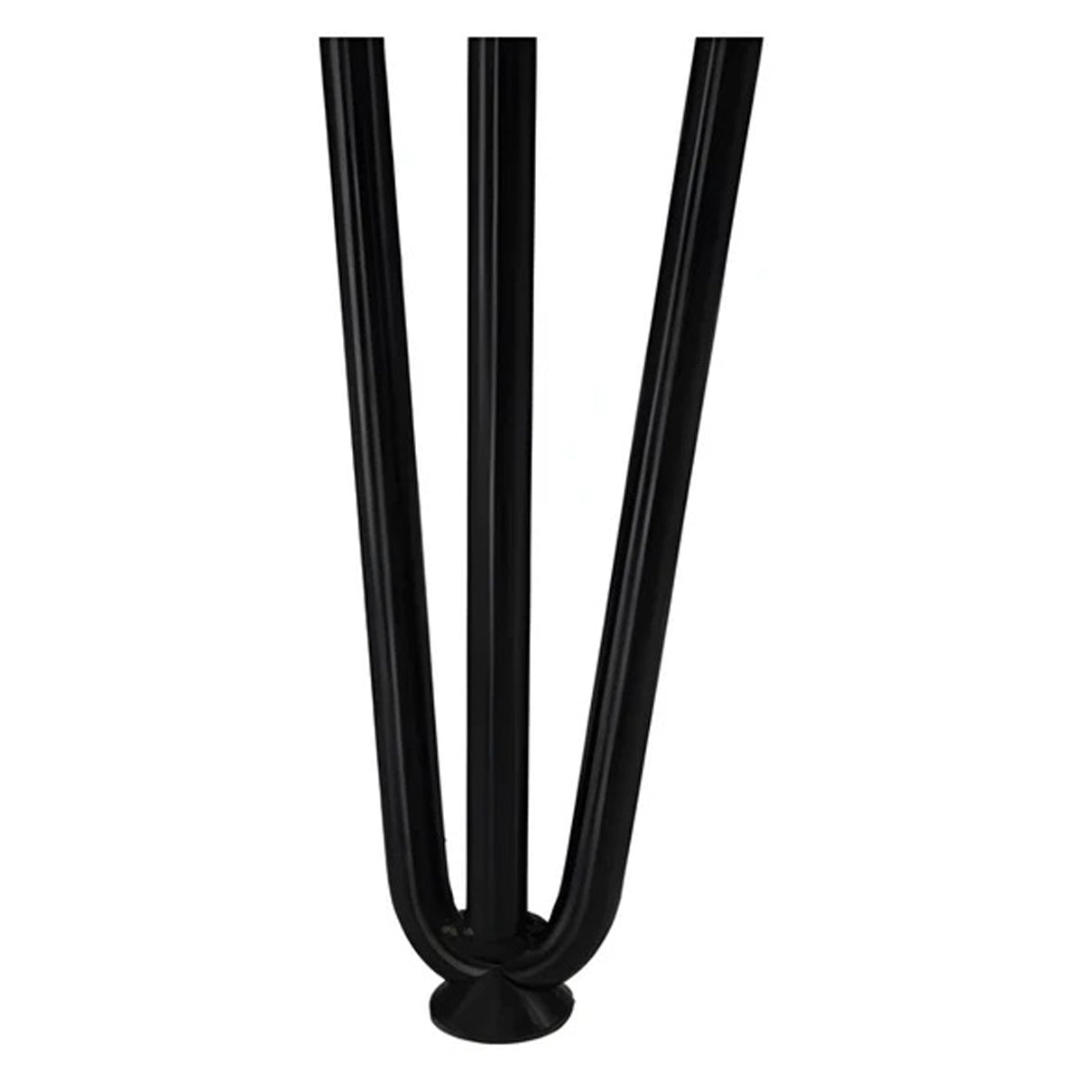 HAIRPIN TABLE LEG PROTECTIVE FOOT BLK by EUROFIT FURNITURE FITTINGS