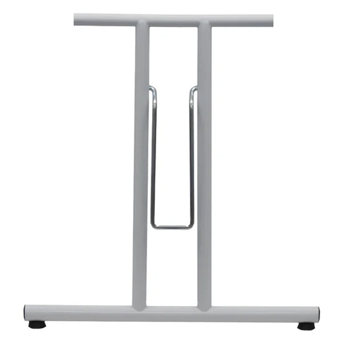 FOLDING TABLE FRAME STRAIGHT FOOT 150KG 690x590 WHI by EUROFIT FURNITURE FITTINGS