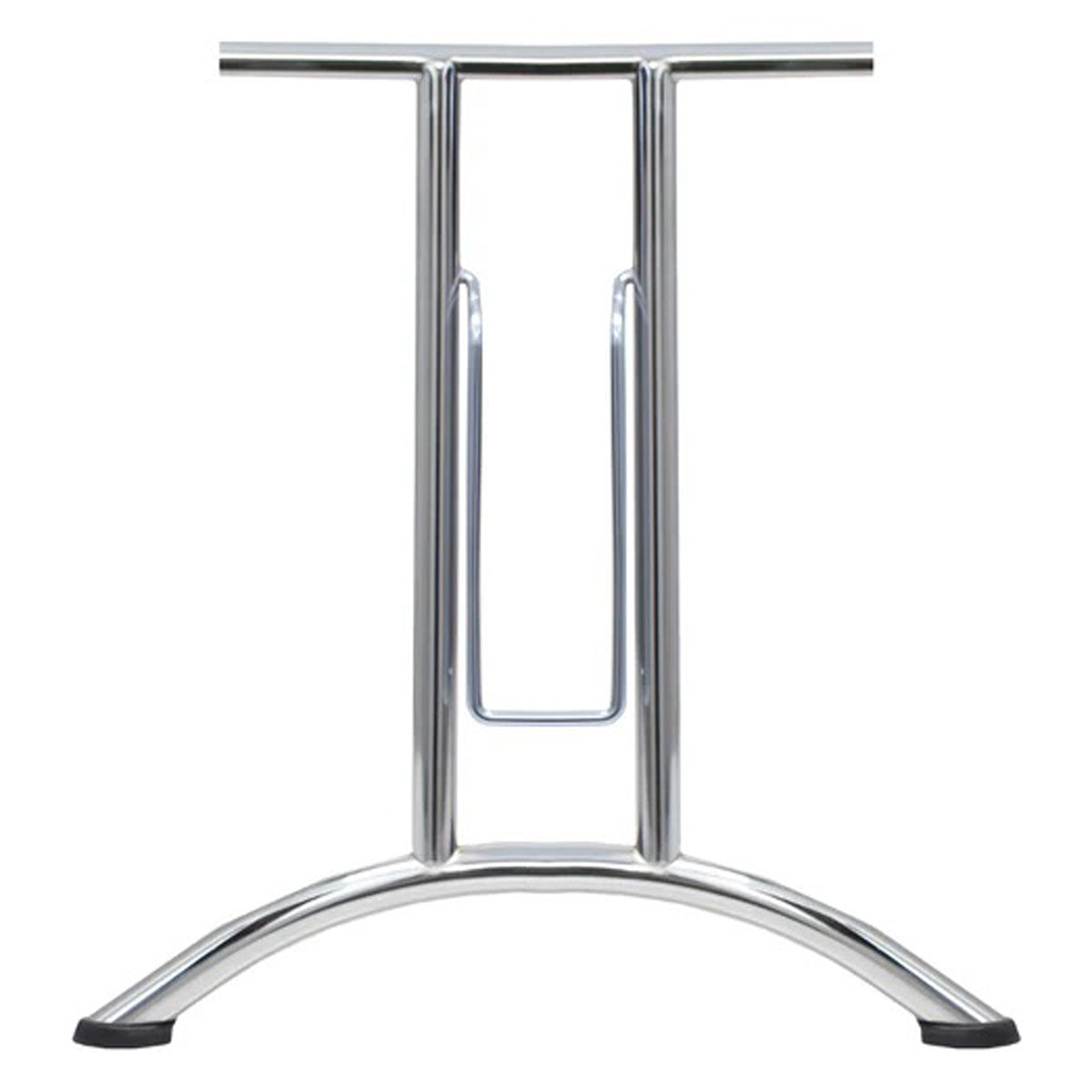 FOLDING TABLE FRAME CURVED FOOT 150KG 690x590 PCP by EUROFIT FURNITURE FITTINGS