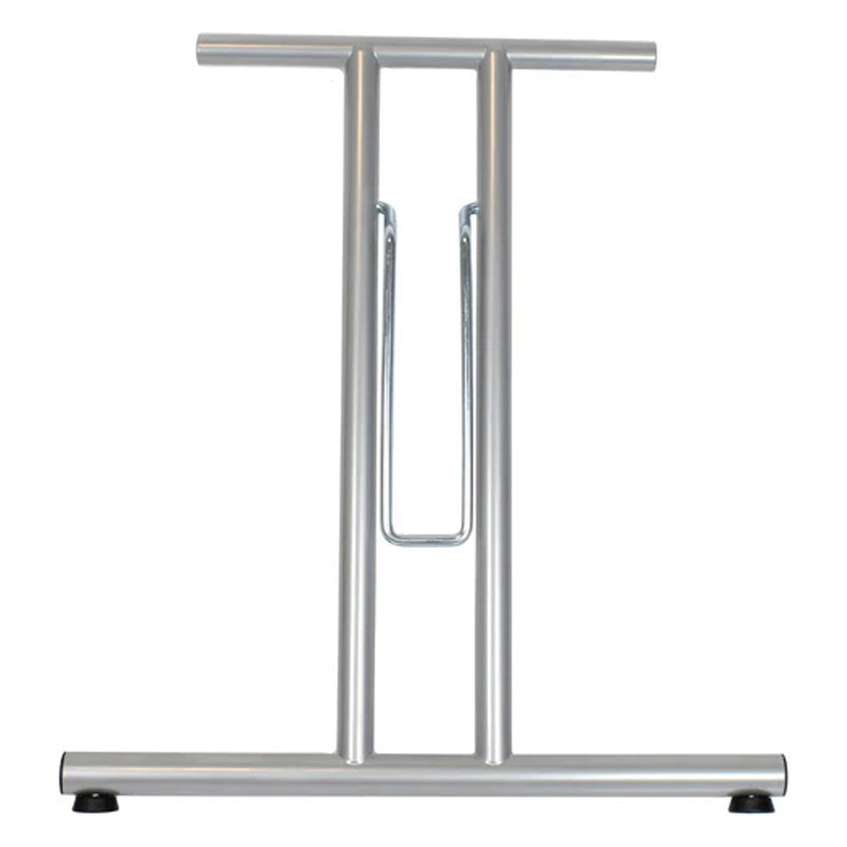 FOLDING TABLE FRAME STRAIGHT FOOT 150KG 710x590 SLV by EUROFIT FURNITURE FITTINGS