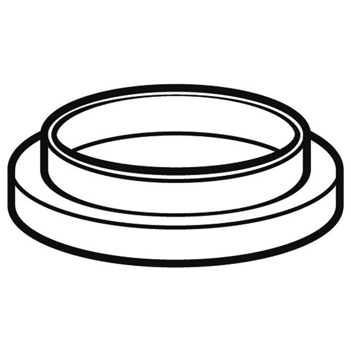 SYS100 REDUCING RING D110-100 WHITE by DOMUS VENTILATION