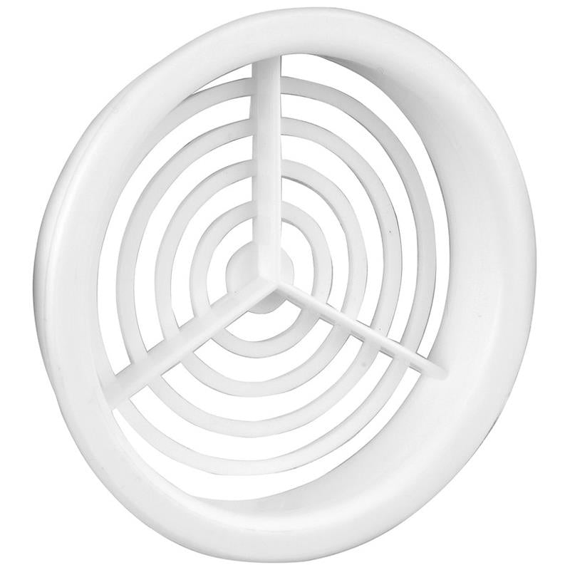 SOFFIT VENT PUSH N LOCK RND D75 PL/WHI
