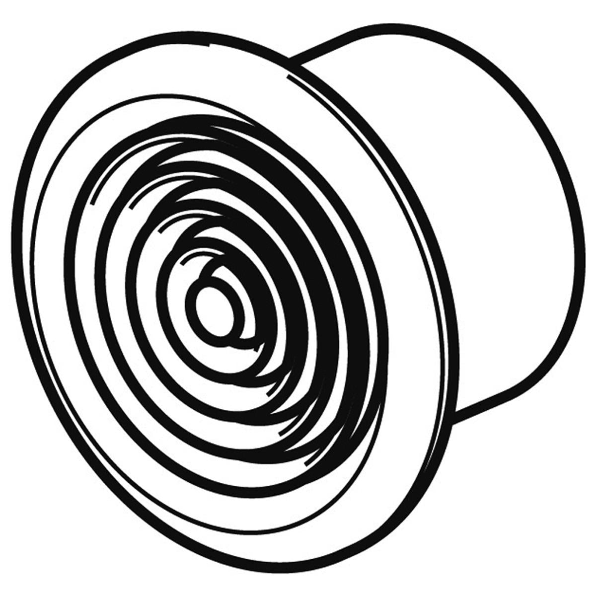 System100 Round Ceiling Diffuser Ø100mm Chrome