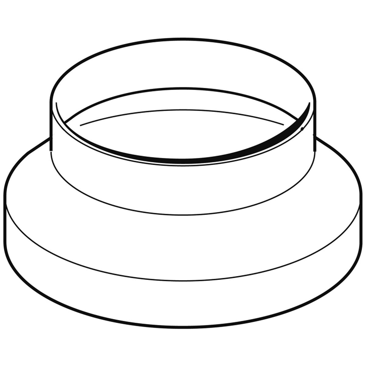 REDUCING RING D200-150 WHITE