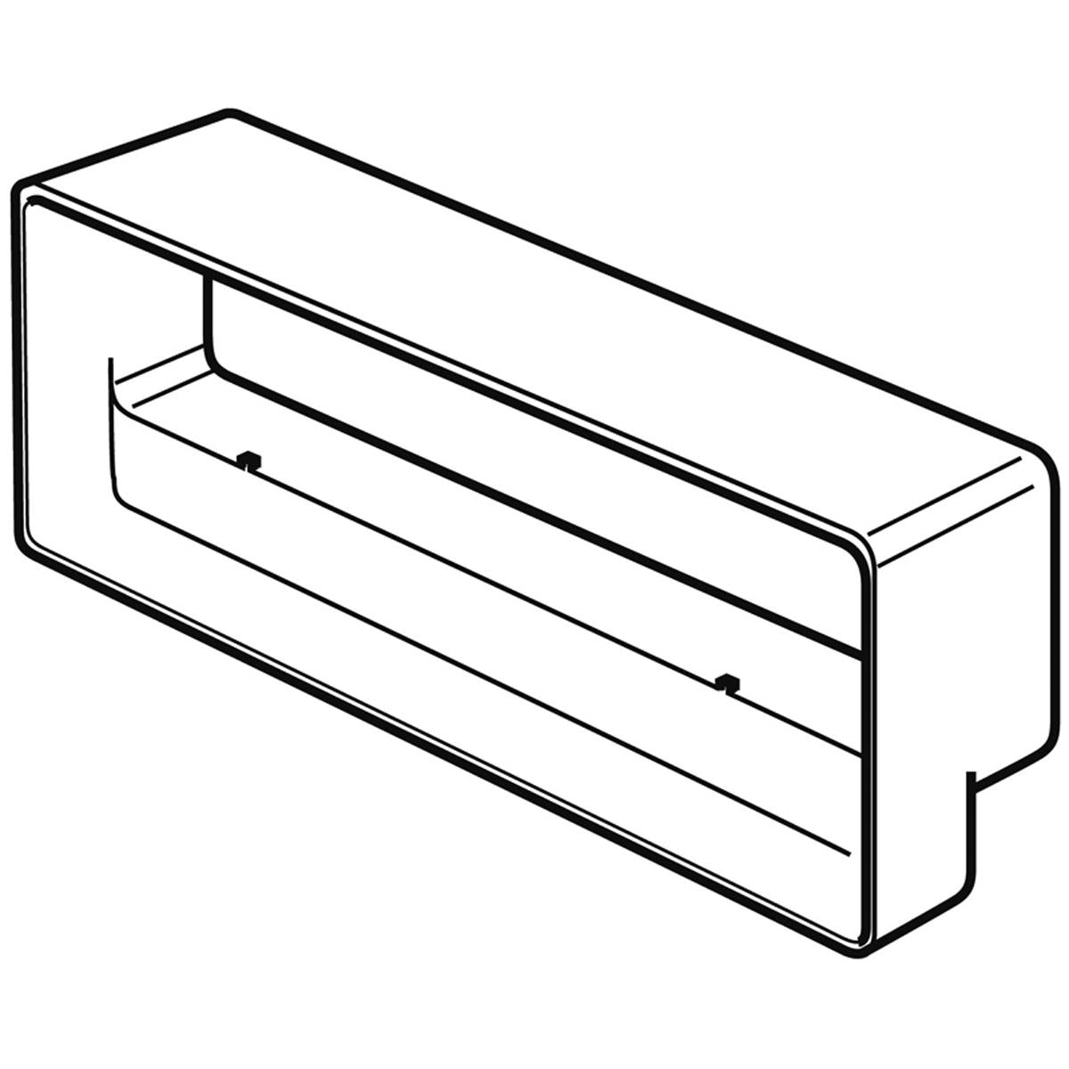 MEGADUCT220 TO SUPERTUBE REDUCER WH by DOMUS VENTILATION