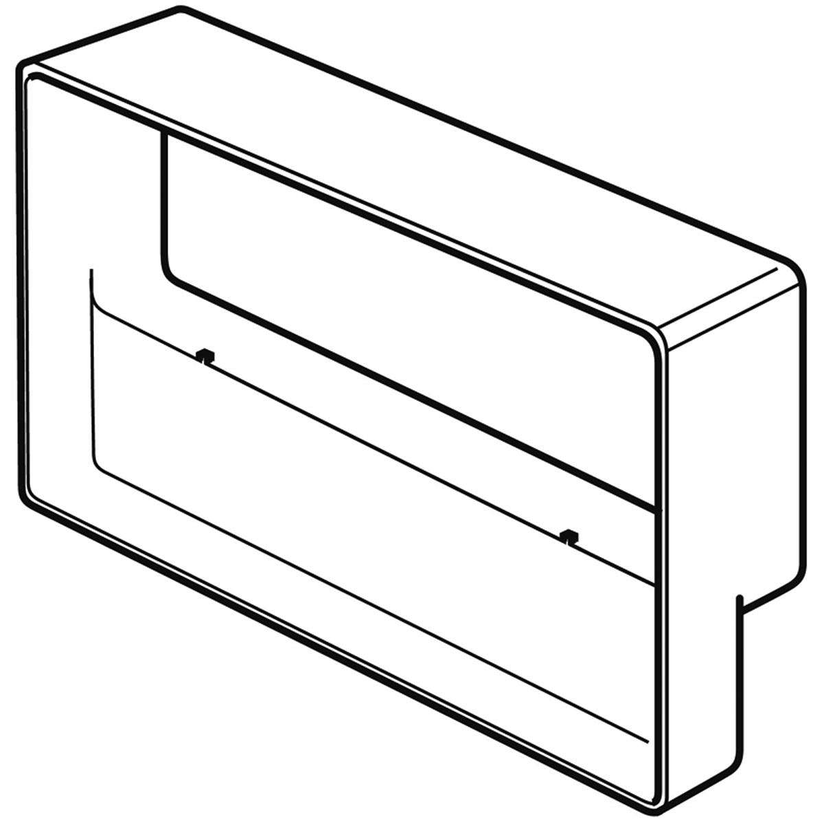 MEGADUCT220 DBL AIR BRICK ADAPTER by DOMUS VENTILATION