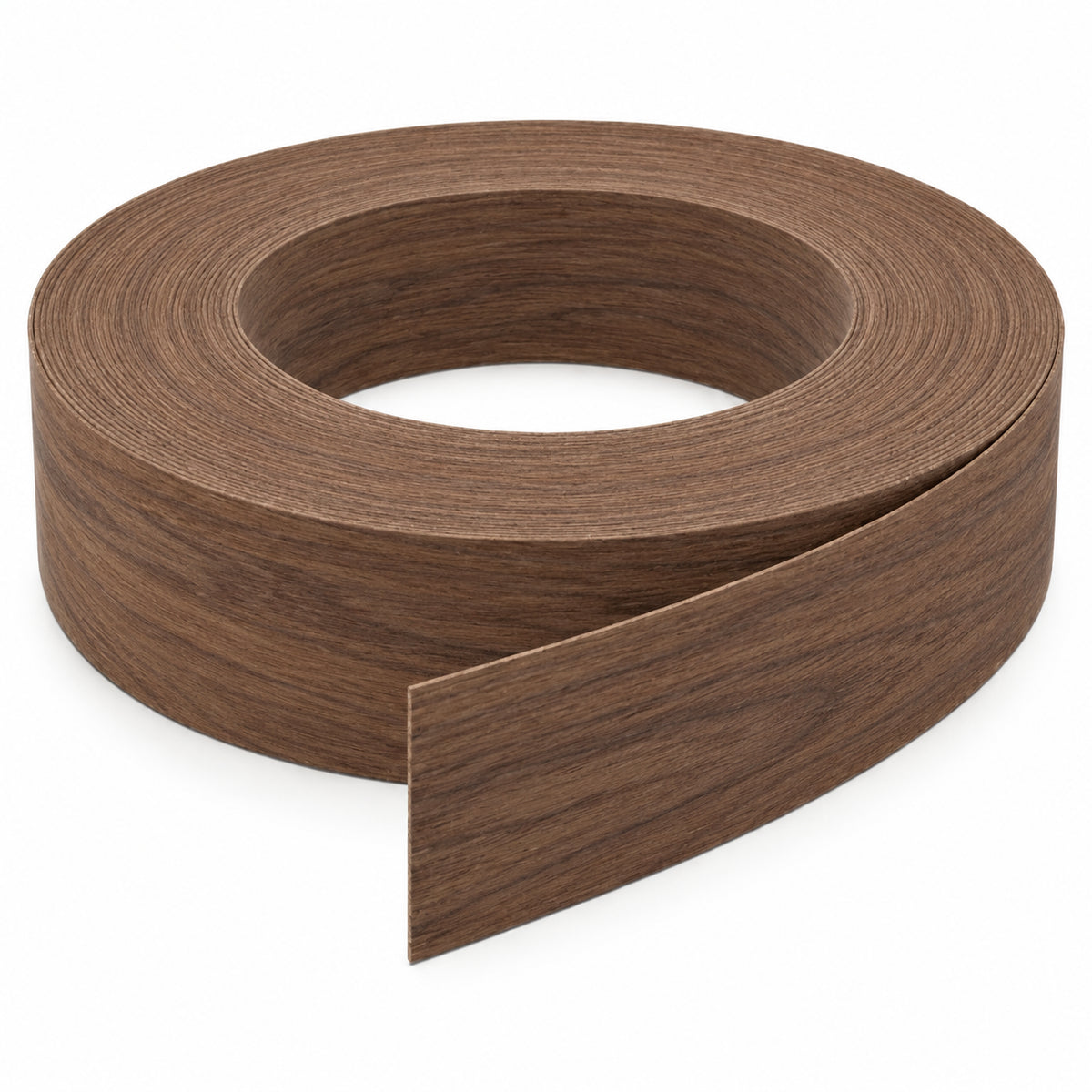 VEN041D – American Black Walnut Flexible Wood Veneer FSHM 22mm x 50m, rich dark brown grain finish