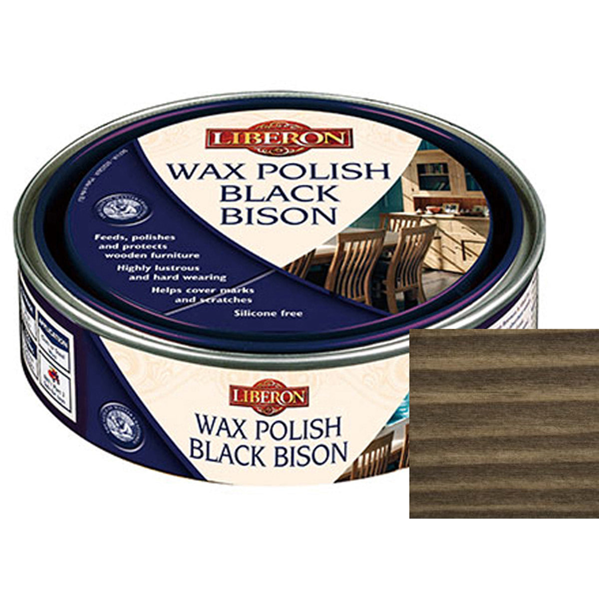 WAX BLACK BISON 500ml TUDOR OAK