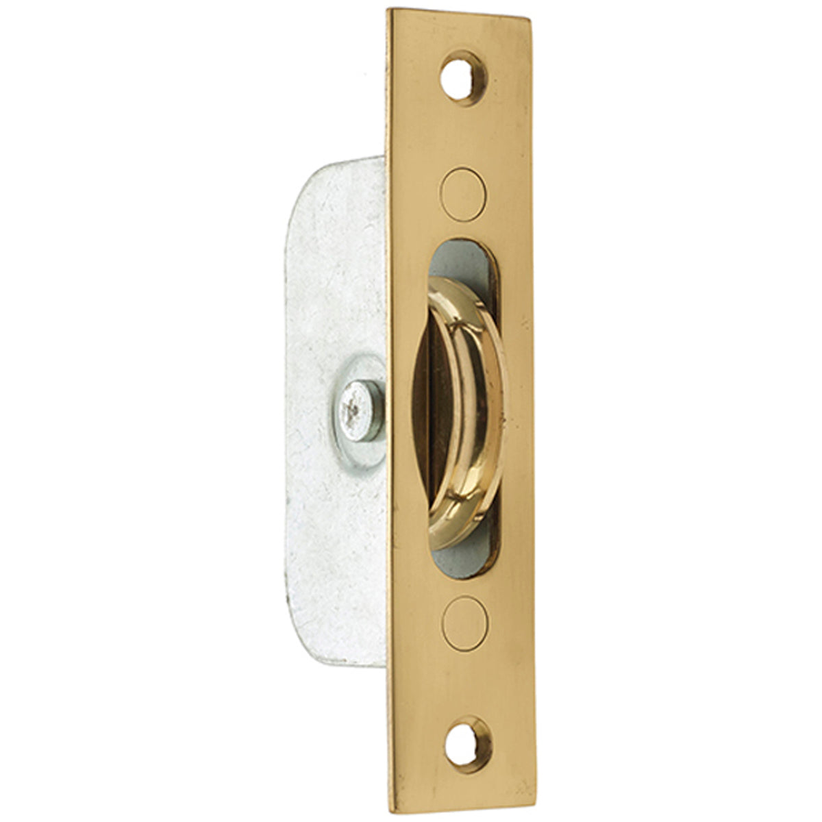 SASH WINDOW PULLEY 118x26 BRS/PBR