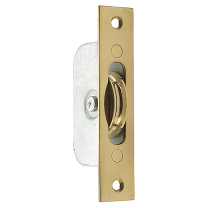 JEDO SASH WINDOW PULLEY 118x26x38 BRS/PBR J995BPB