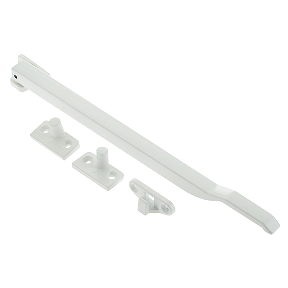 MODERN NON LOCKABLE WINDOW CASEMENT STAY 250 WHI JW77WH