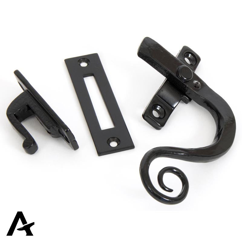 MONKEYTAIL FASTENER LOCK RH 112x14x25 BLK