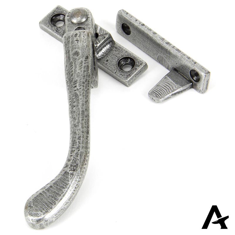 PEARDROP NIGHT VENT FASTENER LH 143x16x35 PEW