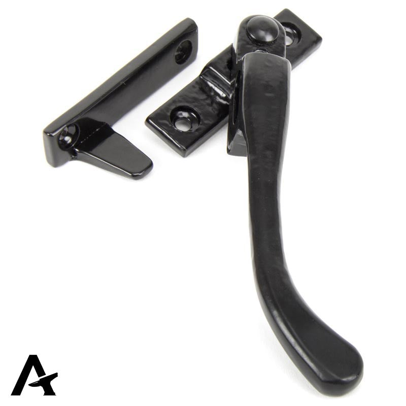 PEARDROP NIGHT VENT FASTENER RH 143x16x35 BLK
