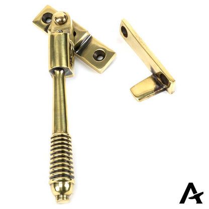 REEDED NIGHT-VENT LOCKING FASTENER 149x17x33 AGBR - 83911 by MARCHES (ANVIL) ARCHITECTURAL HARDWARE