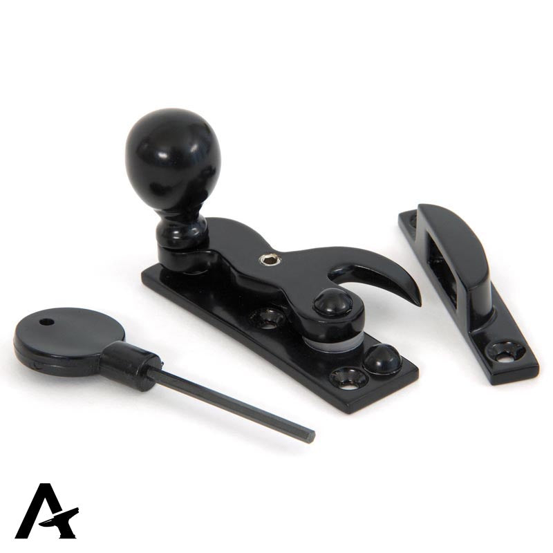 SASH HOOK FASTENER 64x19x39 BLK