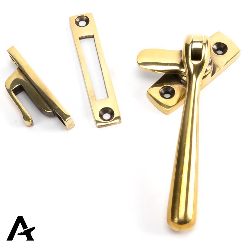 NEWBURY LOCK FASTENER 128x19x36 AGBR - 91441 by MARCHES (ANVIL) ARCHITECTURAL HARDWARE