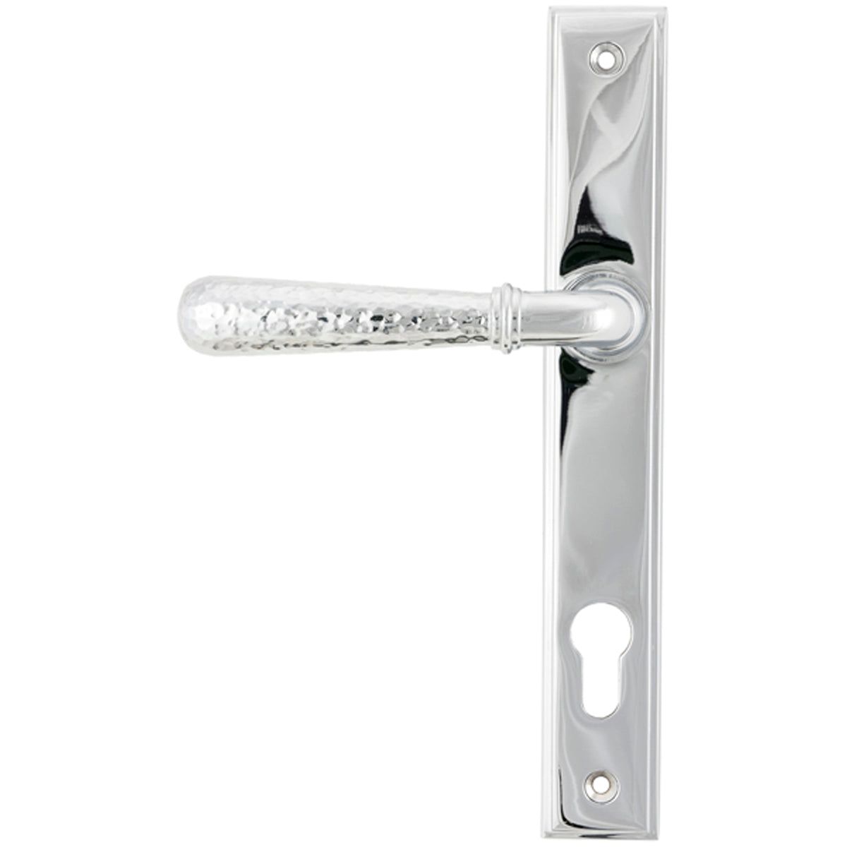 HAMMERED NEWBURY SLIM ESPAGNOLETTE LOCK 124x244x70 PCP