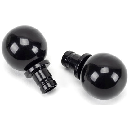 CURTAIN FINIAL BALL PR 42x45 BLK - 49899 by MARCHES (ANVIL) ARCHITECTURAL HARDWARE