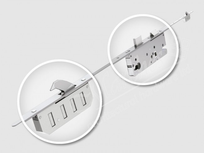 WINKHAUS COBRA 1770mm ESPAG LOCK BS45mm 2 Hook 20mm ROUND ENDS - 93225 by MARCHES (ANVIL) ARCHITECTURAL HARDWARE