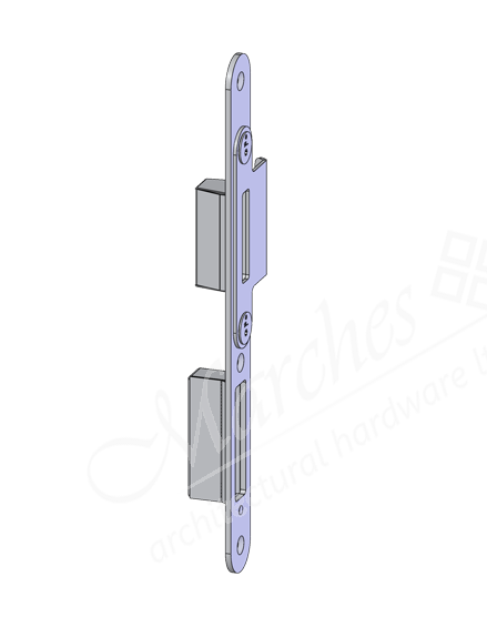 WINKHAUS CENTRE LATCH KEEP LH (28MM CENTRE LINE) 56MM THICK DOOR - 93225 by MARCHES (ANVIL) ARCHITECTURAL HARDWARE